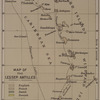 Map of the Lesser Antilles