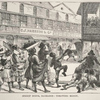 Street scene, Barbados: throwing money