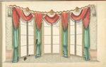 Bow window for an elegant drawing room.