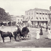 Barbadoes.  " The street opens into a large public square called Trafalgar."