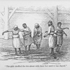 "The girls shuffled the rice about with their feet until it was clayed. "