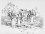 To-day the hands are " toting " the rice into the flats.