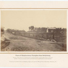 View of Chambersburg Turnpike from Gettysburg, : Showing a portion of the first day’s fighting-ground, including Oak Ridge, occupied by Rebel batteries on the second and third. The small stone house, near the summit of the hill, was occupied [sic] by Gen. Lee as his headquarters