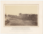 View of Chambersburg Turnpike from Gettysburg, : Showing a portion of the first day’s fighting-ground, including Oak Ridge, occupied by Rebel batteries on the second and third. The small stone house, near the summit of the hill, was occupied [sic] by Gen. Lee as his headquarters