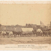 Incidents of the war : Field relief corps of the U.S. Sanitary Commission. Supply wagon and tent of a corps relief agent. Lewis H. Steiner, Chief inspector / Gardner, photographer