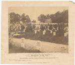 Incidents of the war : The national cemetery, rear of Soldiers’ Home, Washington, D.C. : Under the supervision of Capt. James M. Moore, A.Q.M., U.S.A. / Published by Philp  Solomons, Washington, D.C. ; Negative by T.R. Peale ; Positive by A. Gardner