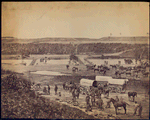 View of the Rappahannock, showing pontoons and the enemy’s lines / Alexander Gardner