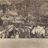 Gettysburg : men and women in front of U.S. Christian Commission tents] / [Tyson Brothers]