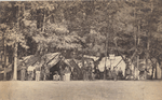Gettysburg : men and women in front of U.S. Christian Commission tents] / [Tyson Brothers]