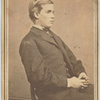 [Seated man, fully clothed, right profile] New York : Hamilton, photographer, 1865