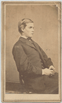 [Seated man, fully clothed, right profile] New York : Hamilton, photographer, 1865