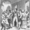 He appeared among them with a bundle of papers in his hand, containing a certificate of freedom to every one on the place"