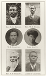Rev. T. K. Bridges. ; Rev. W. J. Starks. ; W. R. Flournoy. ; Doll Beatty. ; Rev. P. S. Meadows. ; James R. Crabtree.
