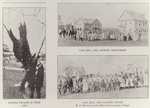 Double swarm of bees; Oak Hill, 1902; Looking Northwest. ; Oak Hill, 1903; Looking North, M. S. Stewart at left, Mary Scott at right of Supt.