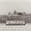 A virgin prairie, improved by Mr. and Mrs. Flickinger, 1884-1914.