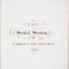 The sexual system of Carolus von Linnæus. (Title page, part 2)