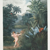 Cupid inspiring plants with love.