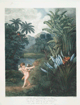 Cupid inspiring plants with love.