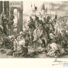 Entrée des croisés à Constantinople, d'après Delacroix.
