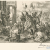 Entrée des croisés à Constantinople, d'après Delacroix.