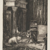 [Le singe et le chat.]