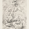 C'est un esprit vengeur qui passe (d'après un bas-relief de Dalou).