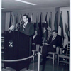 John M. Cory, speaker; Edward G. Freehafer, right