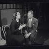 Geraldine Fitzgerald and Elliott Nugent in rehearsal for the stage production Build With One Hand