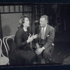 Geraldine Fitzgerald and Elliott Nugent in rehearsal for the stage production Build With One Hand