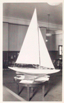 Interior, model sailboat