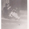 Exterior, children on steps