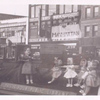 Exterior, window display: Dolls Dressed by Girl Scout Troop 194