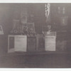 Exterior, window display on art and artists