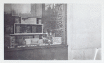 Exterior, window display on art and artists