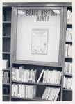 Exterior, window display on Black History Month