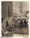 East wall looking South showing footing in place [under construction]