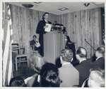 Grand Concourse Dedication: Mr. E.G. Freehafer, Director; John M. Cory, Chief of Branch Libraries