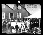 Rev. William Huntington giving the invocation upon placement of the relic box under the cornerstone