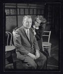 Elliott Nugent and Geraldine Fitzgerald in rehearsal for the stage production Build With One Hand