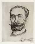 Étude pour le portrait de M. Carnot (première planche).