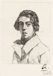 Théodore Chassériau [d'après un portrait peint par lui même à l'âge de 19 ans.].