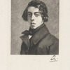 Théodore Chassériau d'après un portrait peint par lui même à l'âge de 19 ans.