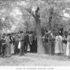 Class in outdoor nature study