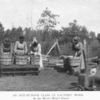 An out-of-door class in laundry work