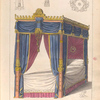 Bed in the Grecian style.