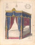 Bed in the Grecian style.