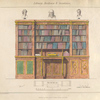 Library, bookcase & secretaire.