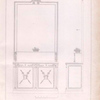 Cabinet and looking glass.