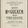 When McGucken won the goose