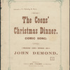 The coons' Christmas dinner